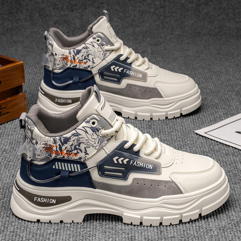 Botas Martin para hombres otoño 2026 nuevo skate de alto nivel transpirable casual versátil hombre de moda zapatos de moda de suela plana