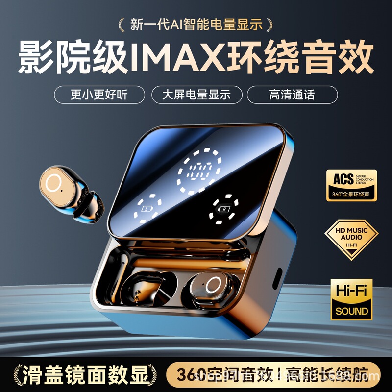 [New Product Debut] Bluetooth Headset Ear Clip Wireless Air Bone Conduction Ultra-Long Battery Life Sports Running Call