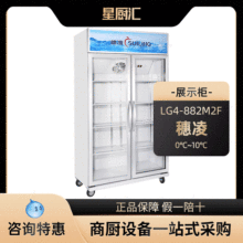 穗凌LG4-882M2F展示柜商用保鲜柜饮料柜冷藏柜冷柜立式超市冰柜