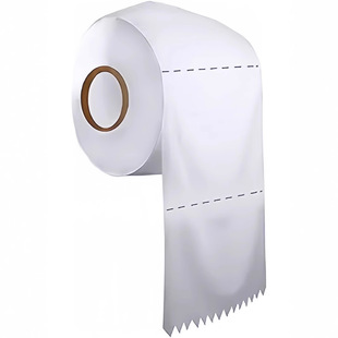 Cross-Border Cos Clothing Big Man Toilet Paper Funny Party Spoof Toilet Paper Roll Sponge Costume Costume Halloween Costume
