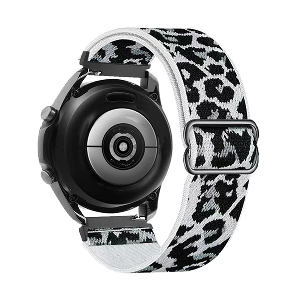 White leopard print