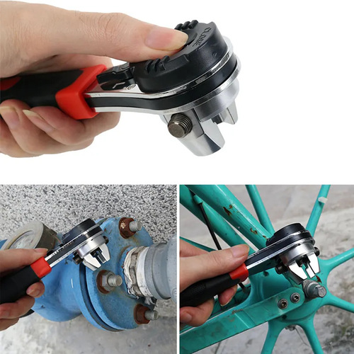 6-22MM adjustable ratchet wrench multifunctional movable open-end wrench manual wrench tool