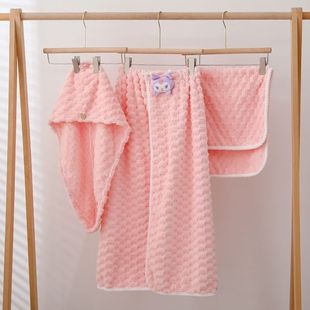 Bath Towel Can Be Worn as a Bathrobe, Cloud Velvet, Household Absorbent, Thickened, Female Student Bath Skirt, New Style Bath Towel
