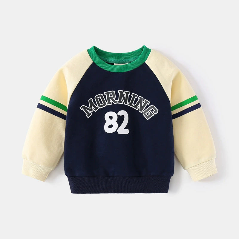 Children's spring sweatshirt for boys for leisure, Korean style, children's clothing