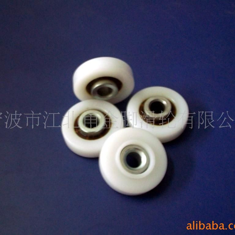 厂家供应608包塑滑轮 塑料多尺寸滑轮家用门窗轴承配件