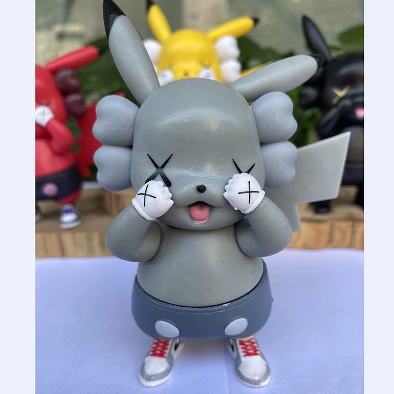[4款比卡丘手办 动漫卡通电老鼠公仔玩具蛋糕摆件]
