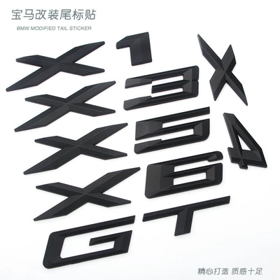 Car logo X6 Gt Lettering Modification Trunk Sticker