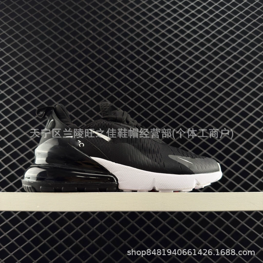 Putian Shoes Wholesale Cross-Border Air Max 270 Rear Half Palm Air Cushion Cushioning Sports Shoes Fashion Men's Running Shoes