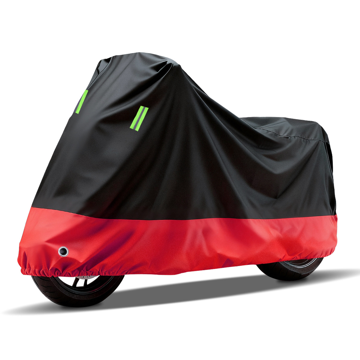 작은 버전은 위쪽이 검은색이고 아래쪽이 빨간색입니다.