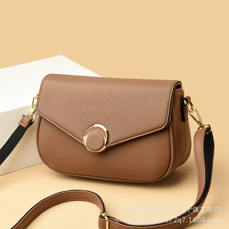 Bolsos transfronterizos para mujer 2025 nueva moda coreana bolso de madre de mediana edad temperamento salvaje bolso pequeño de mensajero de un solo hombro