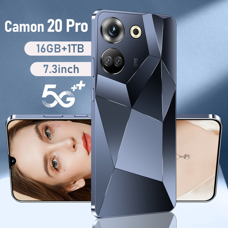 Cross-Border New Smartphone Camon 20 Pro Hot-Selling 16+1t Large Memory Large Screen Mobile Phone Source Manufacturer
