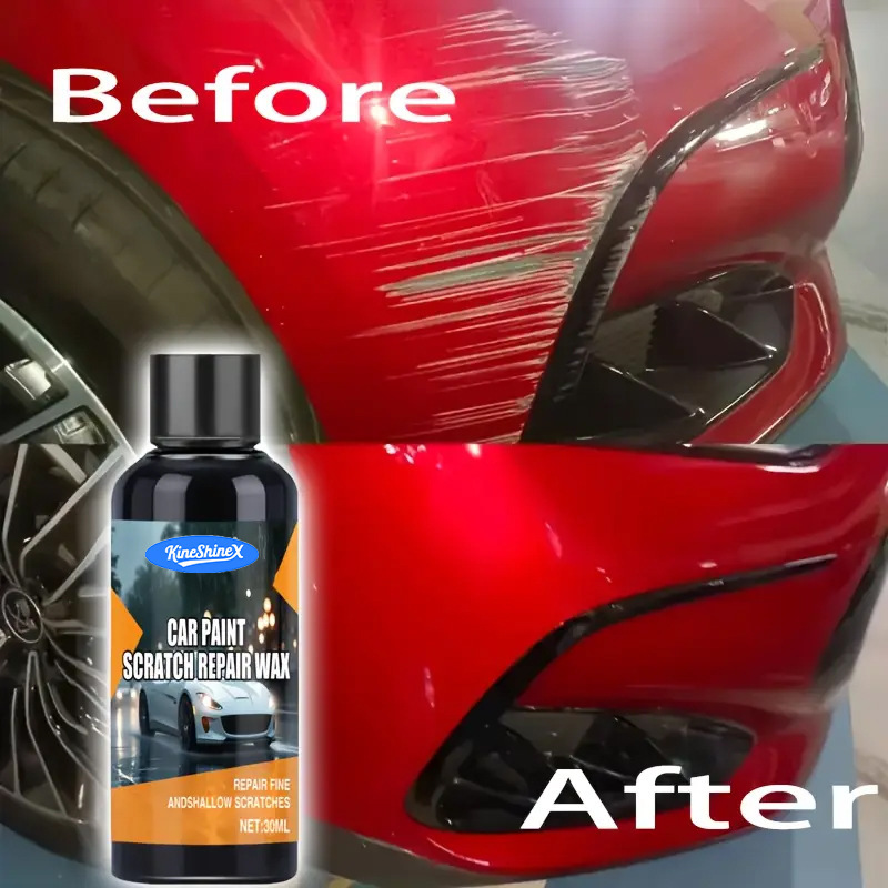 temu热卖划痕蜡车漆翻新Upgraded Car Paint Scratch Removal Kit|undefined
