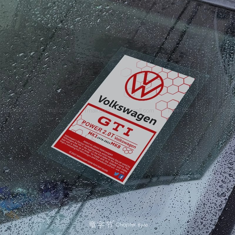 Volkswagen GTI (adesivo estático)