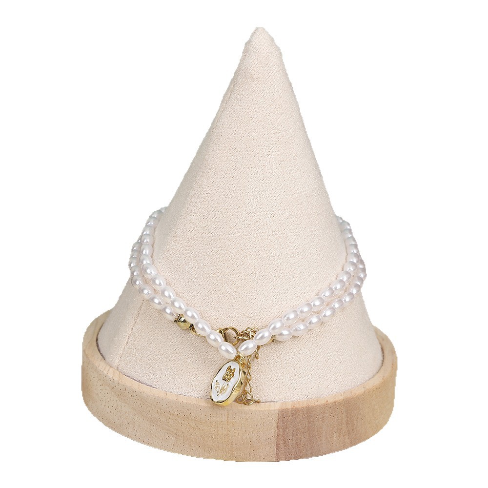 Solid Wood Bracelet Display Stand for Jewelry Showcase Props and Accessories, in Stock for Wholesale
