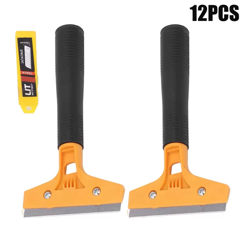 12-piece multi-functional cleaning blade convenient glass tile cleaning tool scraper special for seam construction