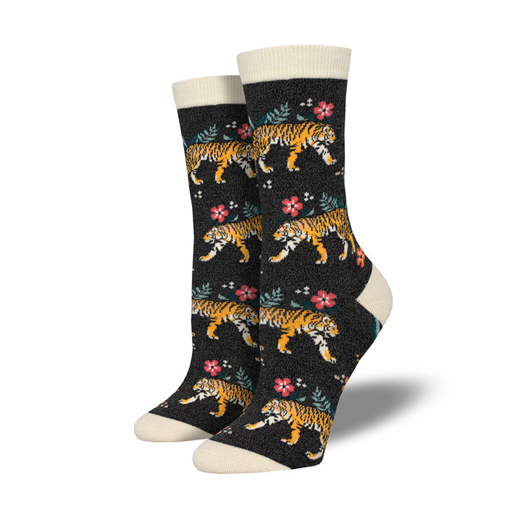 Description Picture 2 of itemFunny Cartoon Animal Crew Socks Creative Dog Fox Tiger Owl Design Unisex Socks Men Women One Size Fashion Cotton Socks Wholesale