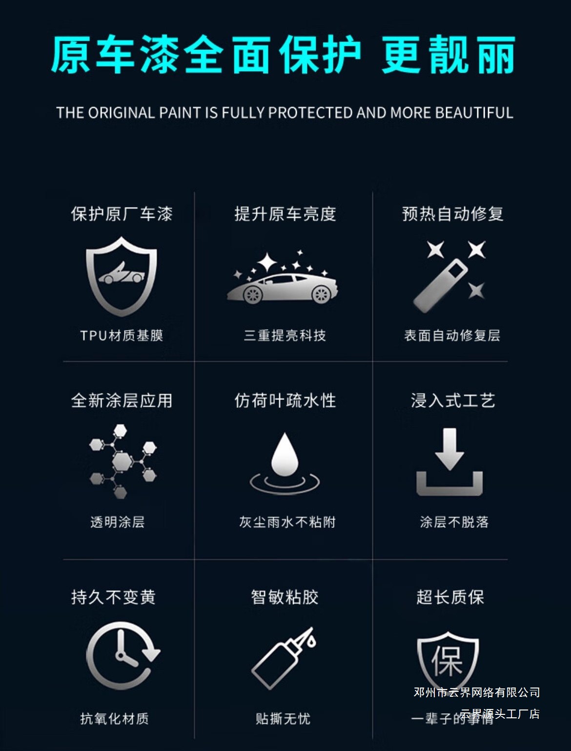 Suitable for Aito M5M6M7M8M9 Invisible Car Cover Tpu Car Full Body Paint Protection Film Transparent Anti-Scratch