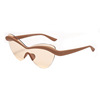 Fashionable elastic trend universal sunglasses, city style, cat's eye