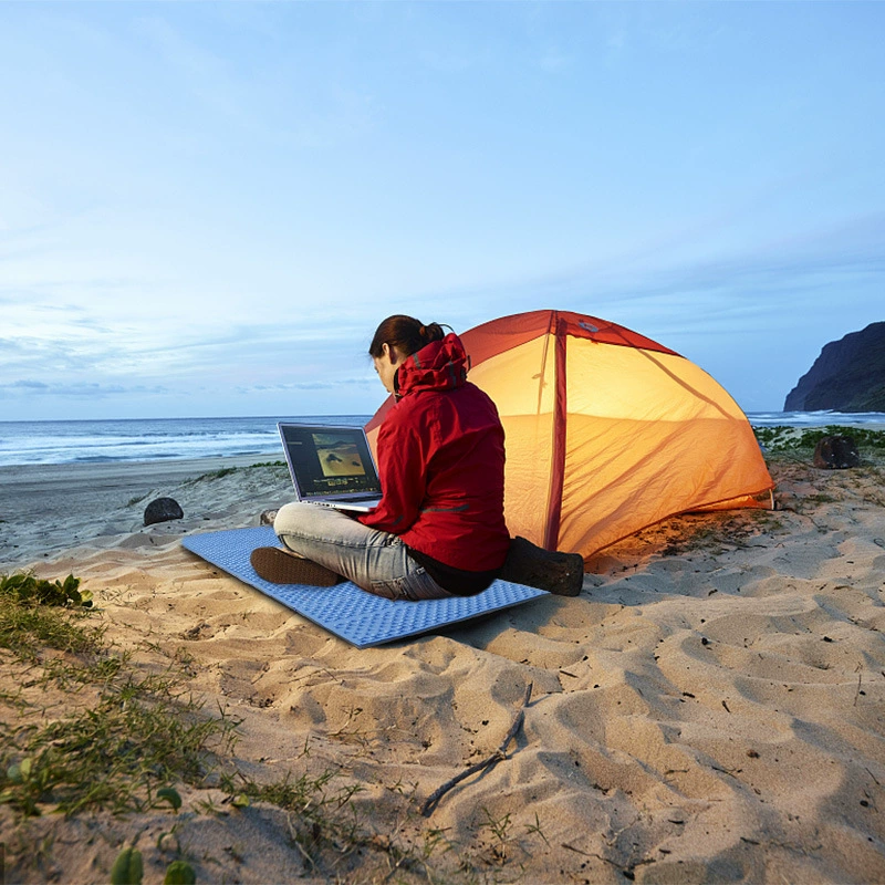 Travel folding tent for camping, sleeping mat, carpet, increased thickness