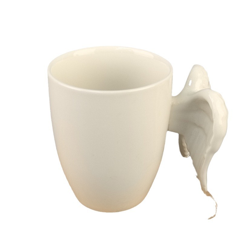 Ángel de cerámica 3D estereoscópico asa mango taza ángel personalidad taza de café taza de agua taza de regalo