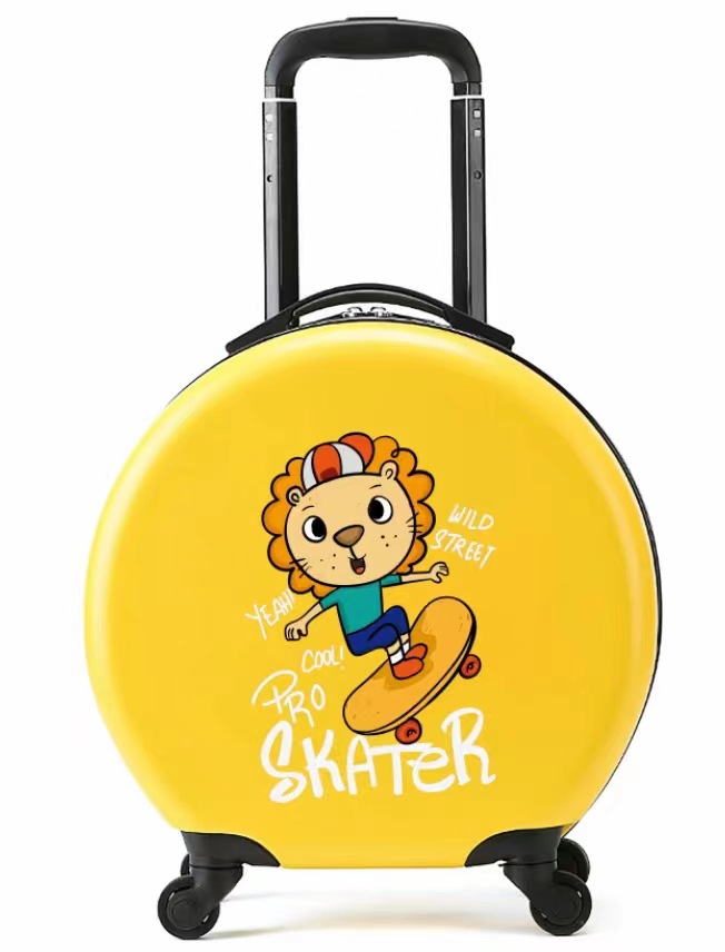 Logotipo impreso de los niños trolley gran capacidad universal rueda equipaje maleta ocio al aire libre fábrica por mayor