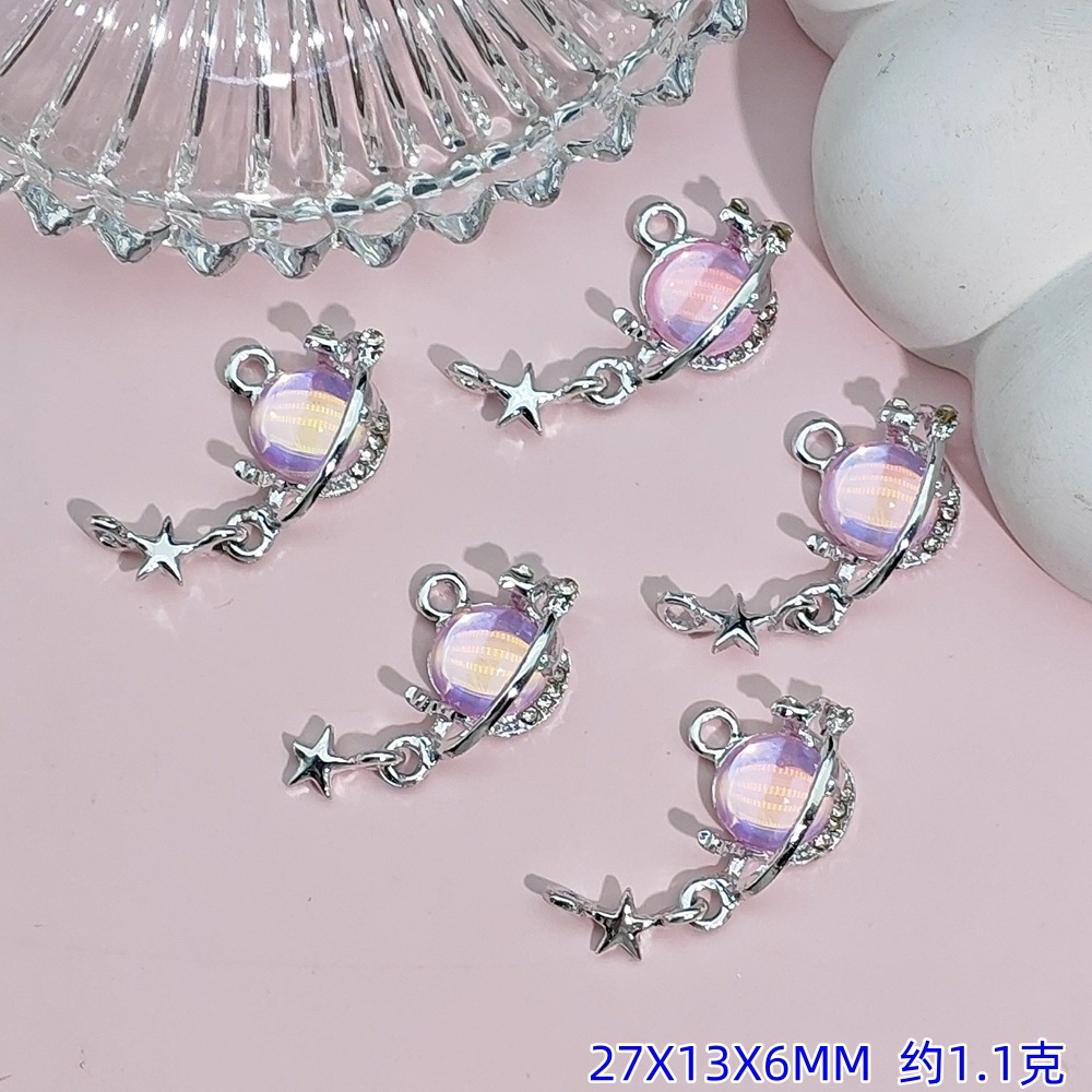 Exquisitos accesorios de joyería colgante de diamante de alta protección ultravioleta al por mayor collar DIY artesanal colgante de materiales de ropa de pulsera