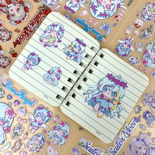 店长推荐大尺寸蔷薇天使贴纸5d浮雕手机壳IP文具盒礼品袋手账贴画