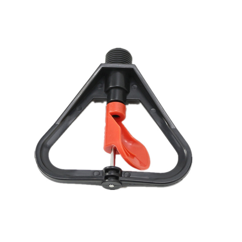 Aspersor de lluvia en forma de mariposa de 4 puntos, corazón rojo, corazón negro, riego por aspersión de césped, enfriamiento giratorio automático, equipo de plástico, rociador