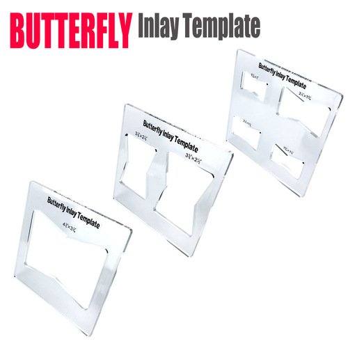 Butterfly Inlay Template | Routers and Decorative Templates for Woodworking Butterfly Inlay Template