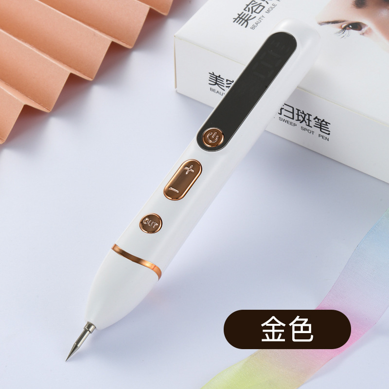国境を越えた小さな白いシミとほくろペン、スポットスイーパーペン、美容室家庭用顔のほくろ除去装置、レーザー斑点除去電子美容装置|undefined