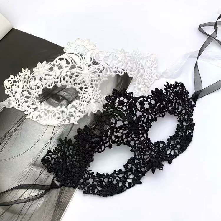 Маска для глаз с повязкой на глаза, тканевая повязка на глаза для настроения, повязка на глаза с лентой для глаз, кружевная лента для фотосъемки, вуаль для танцевальной вечеринки.
