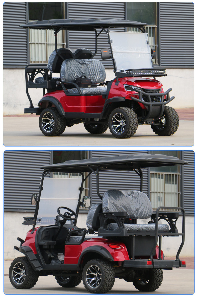 4-Seater Golf Cart Airport Passenger Shuttle Bus Hotel Resort Tourist Reception Electric Golf Cart