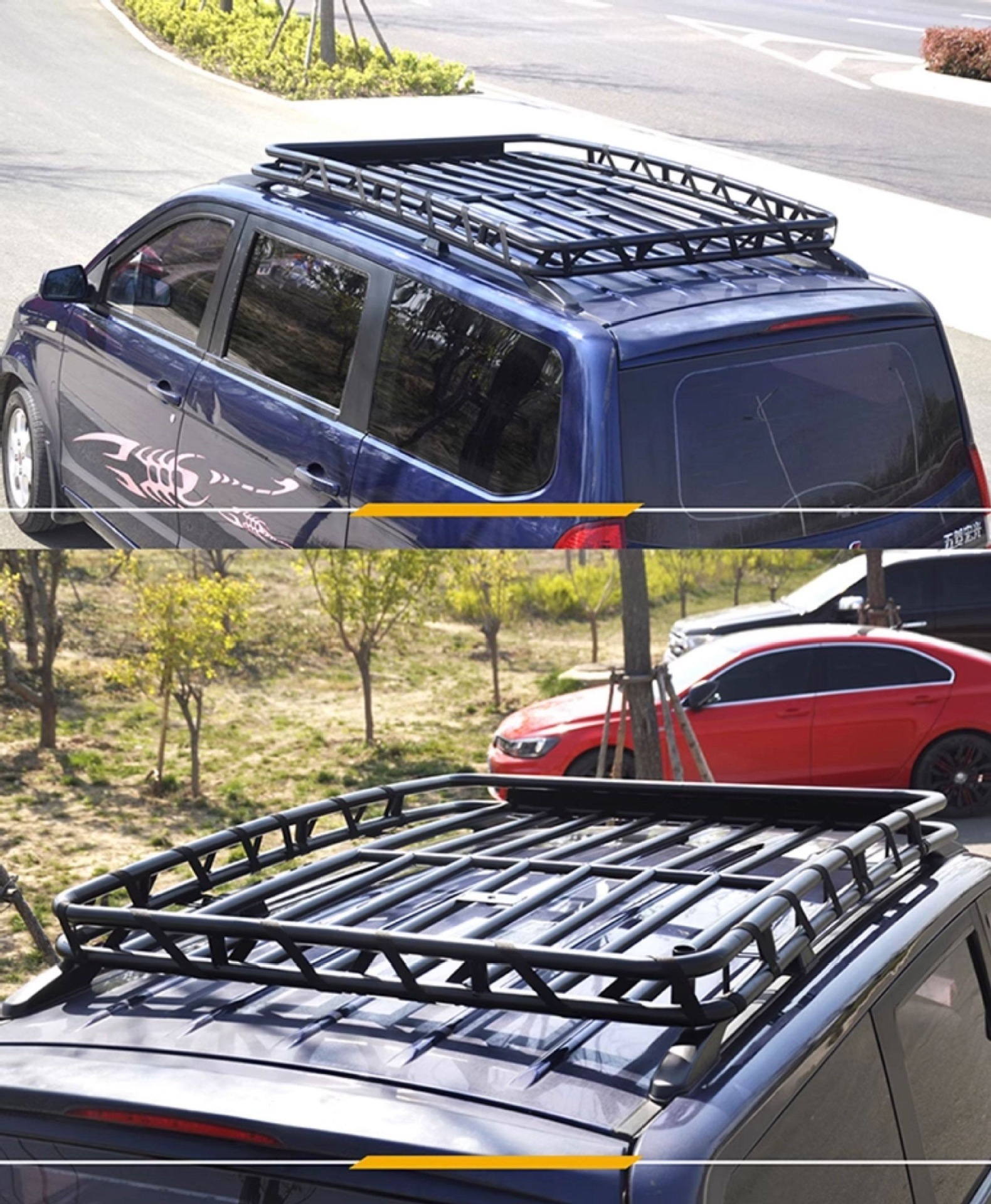 Suitable for Toyota Rav4, Highlander, Sienna, Wildlander, Frontlander, and Harrier Car Roof Racks