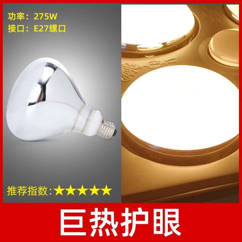 Fábrica directa interior y exterior lámpara de calefacción lámpara de calefacción de baño 275W E27 baño especial baño especial