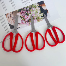 红色剪刀  家用剪刀剪纸 办公裁剪文具剪  2元店百货批发