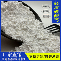 メーカー卸売り軽量炭酸カルシウムプラスチックゴム充填用工業軽カルシウム粉高純度製紙塗料添加