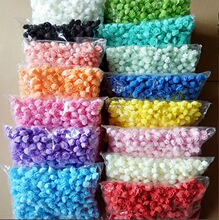 约500个3cm-3.5cm泡沫花玫瑰花pe花头 diy材料包辅料配件环喜糖盒
