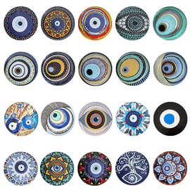 新品创意眼睛艺术设计图片配饰 欧美跨境热销时光宝石玻璃冰箱贴