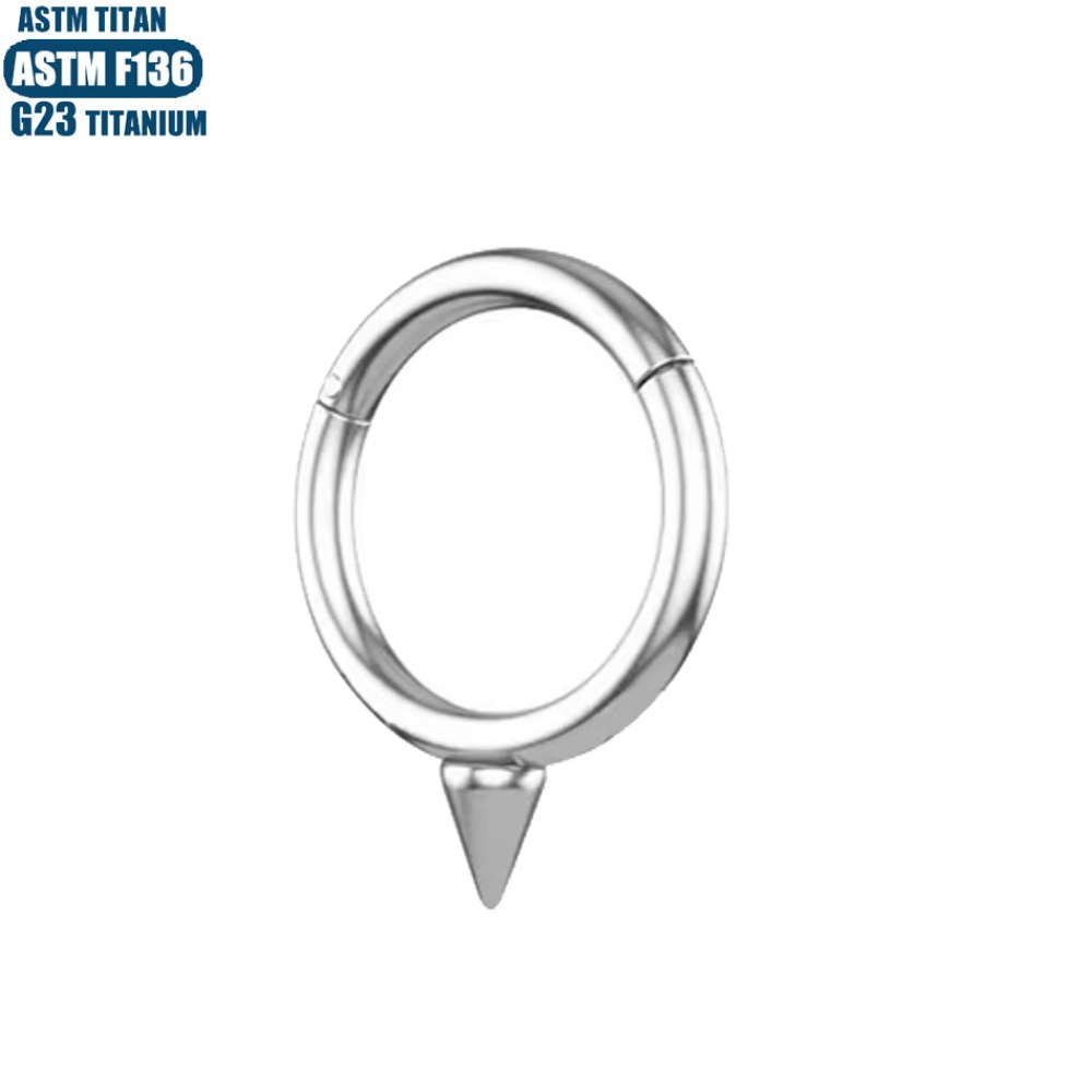 Labret piercing jewelry detail image
