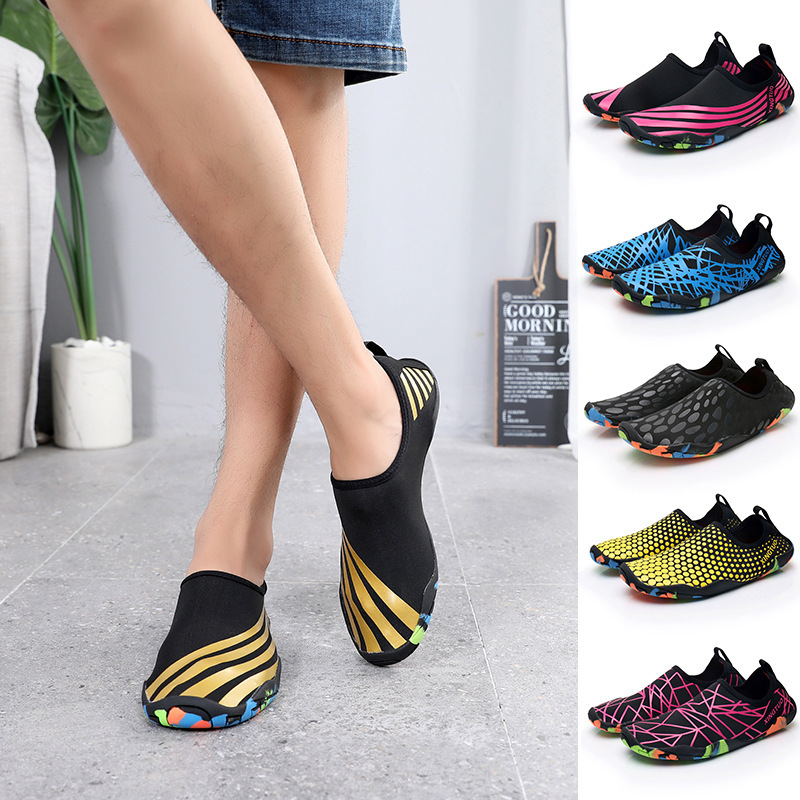 Swimming shoes, beach shoes, men's and women's fitness shoes, non-slip, lightweight, quick-drying shoes, wading shoes, hot spring shoes, water park shoes, sports shoes