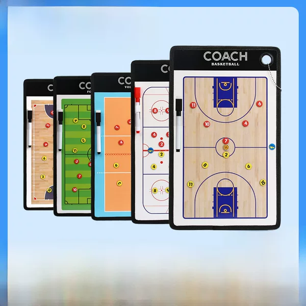 Portable Football Tactical Board Coach Board Notebook Professional Explanation Board Basketball Coach Notebook Magnetic Board Tactical Wholesale