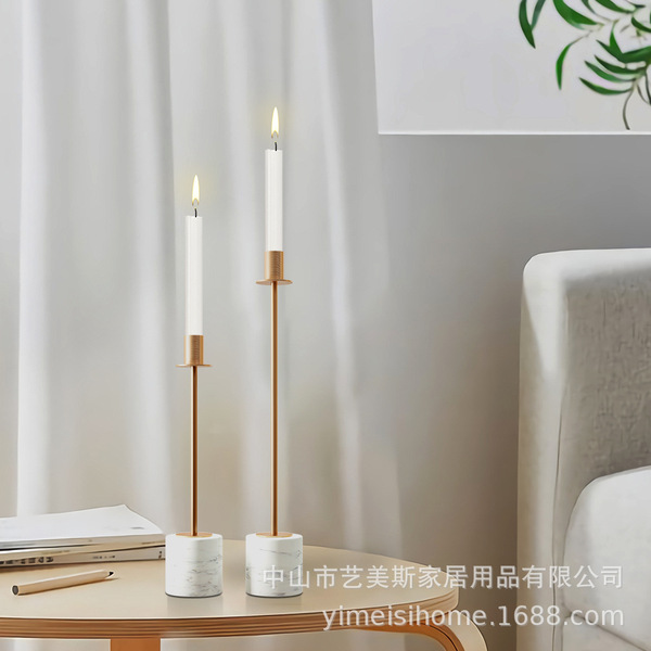 Marble organic candle