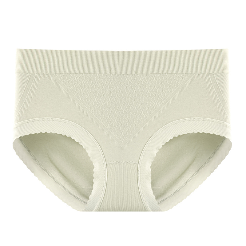 Ropa interior sin costuras de cintura media cómoda, suave y agradable para la piel 2024 nueva entrepierna transpirable de seda 7A ropa interior de mujer de alta elasticidad