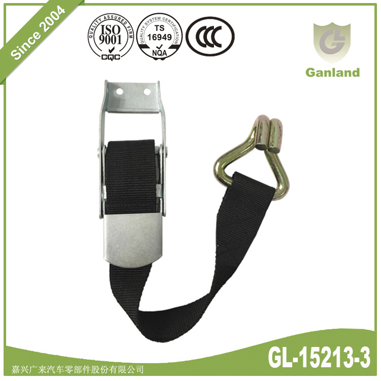 厂家供应多规格捆绑器专用钩子货物固定钢质钩子双排加厚钩子