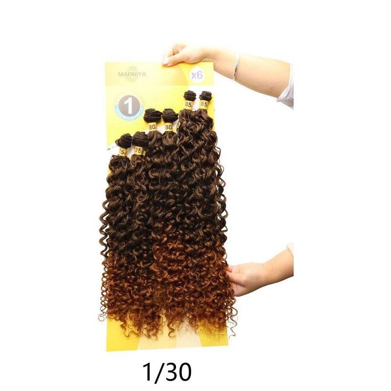 欧美时尚跨境小卷卷发蓬松自然假发帘240g非洲热销6pcs|undefined