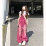 直筒宽松拖地新款阔腿裤
