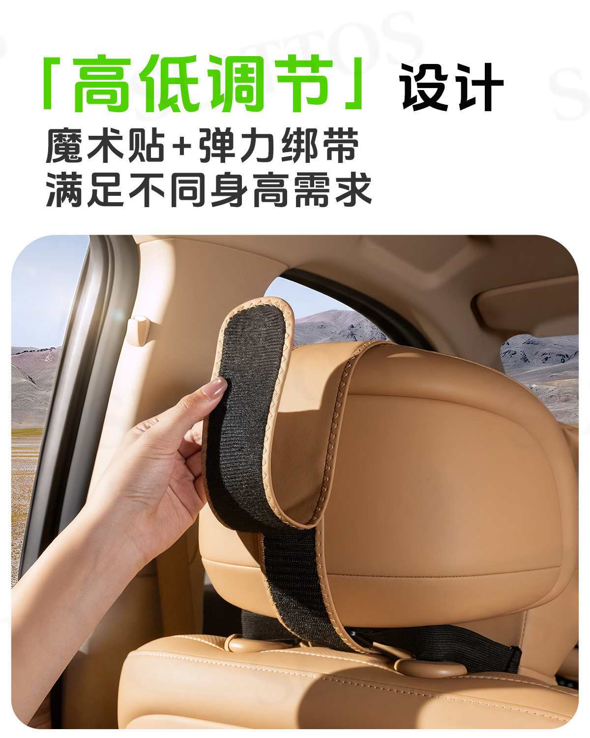 5D dual-core 2026 new model Maybach car headrest neck pillow, in-car cushion, high-end driver's headrest