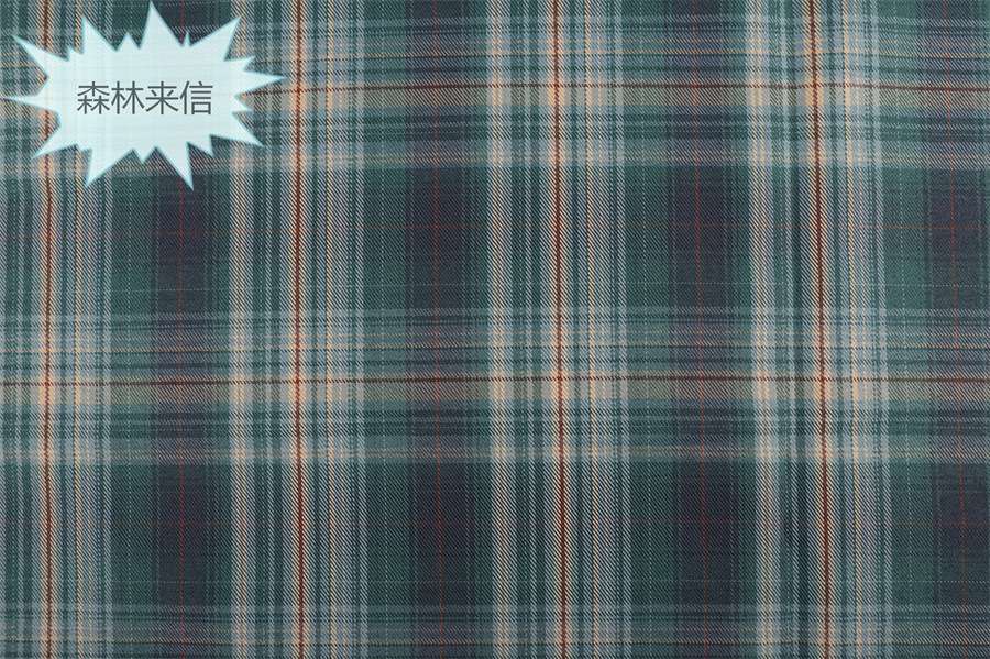 Tela a cuadros de poliéster teñida en hilo, disponible en stock, para uniformes JK, faldas plisadas, bolsos, estilo chino, jacquard image 11