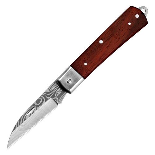 Damascus grain grafting special knife multi-functional blade steel folding bud grafting knife seedlings fruit tree grafting tool