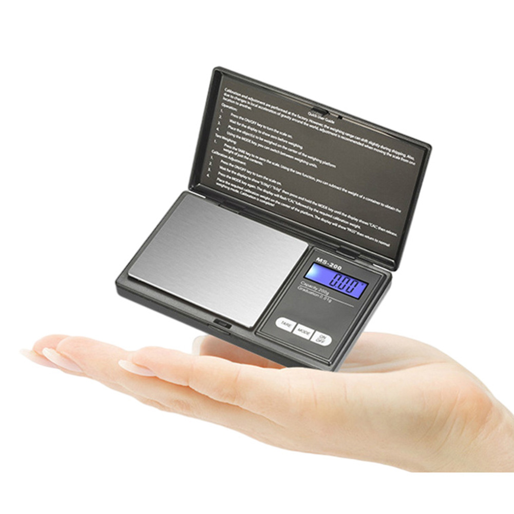 精准外贸CS称首饰黄金电子珠宝称0.01克重秤便携式药材口袋电子秤